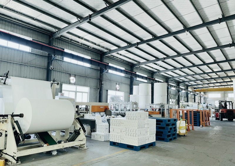 竹紙生產車間。工行赤水支行供圖