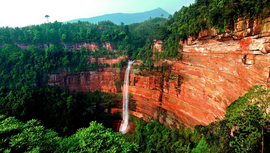 赤水丹霞。貴州省文化和旅游廳供圖