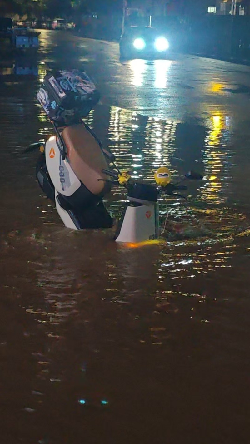 發現隱患現場。