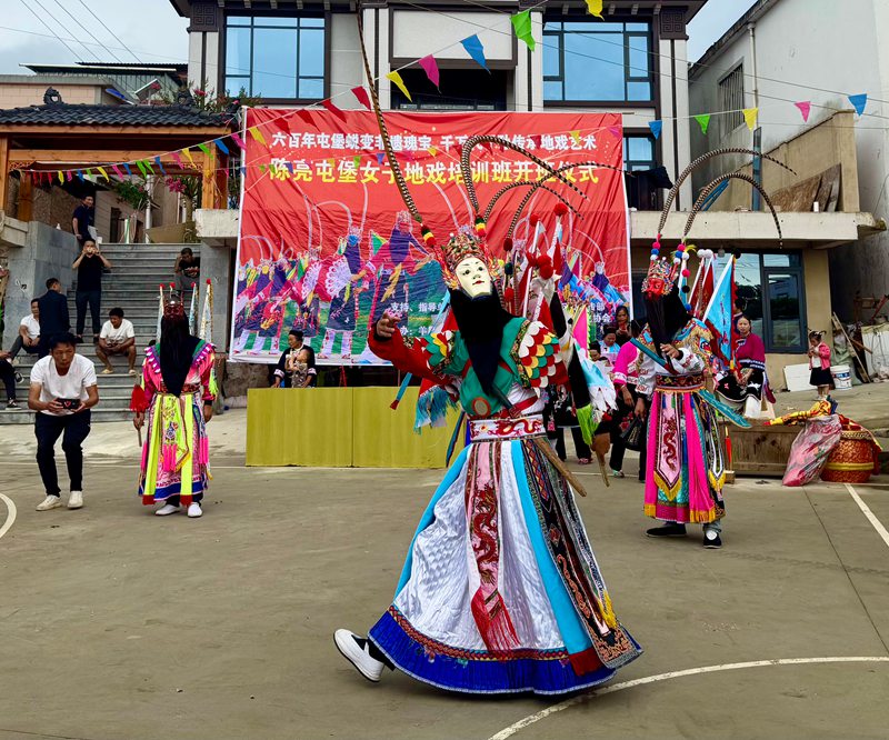 陳亮女子地戲培訓班開班 為屯堡文化注入新活力。