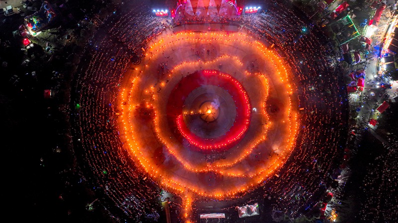 活動現場。林劍攝