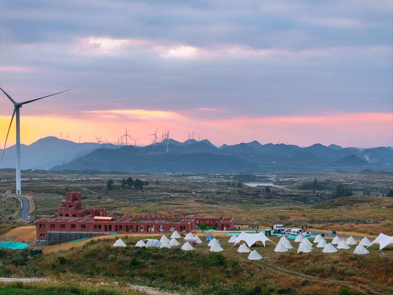 貴陽云頂暮曙公園。貴陽花溪旅游文化開發有限公司供圖