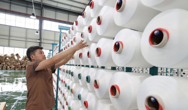 畢節紡織“研產銷一體化”項目一期建成投產。