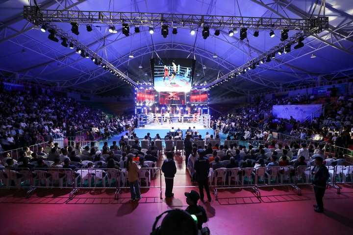 拳擊賽現場 陳春志 攝