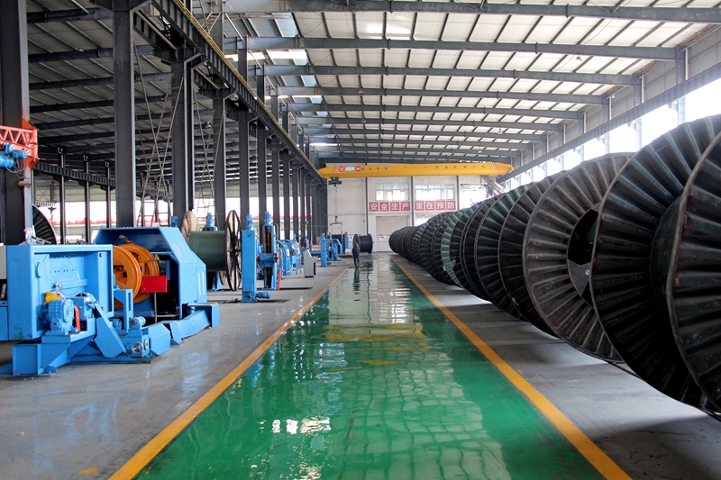 圖為農行貴陽分行提供金融支持的貴州天虹志遠電線電纜有限公司電纜公司生產車間。