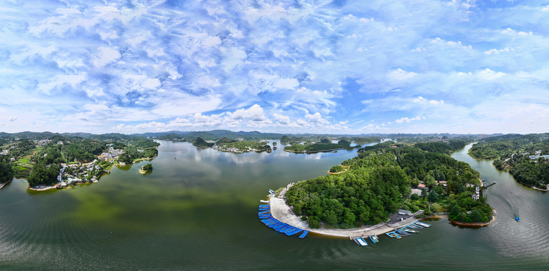 夏日百花湖。蘭嵐攝