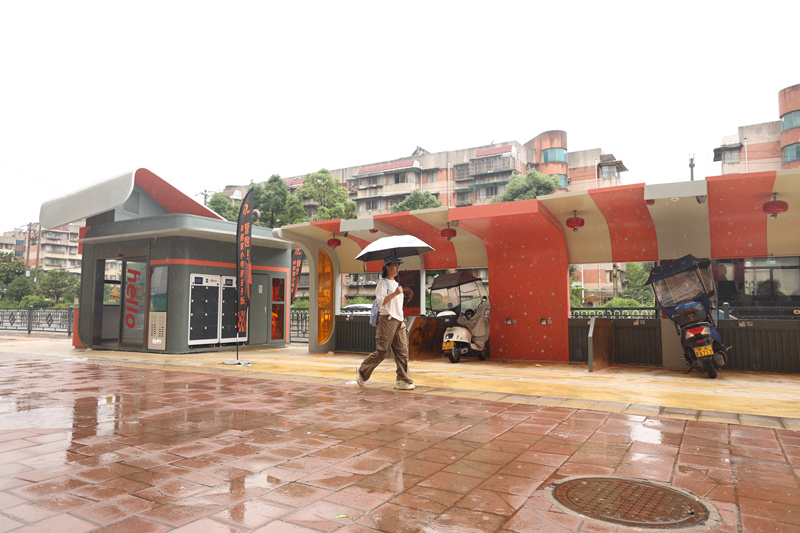 圖為“智充烏當”方便市民綠色出行。