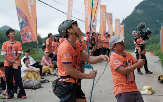 活動現場。