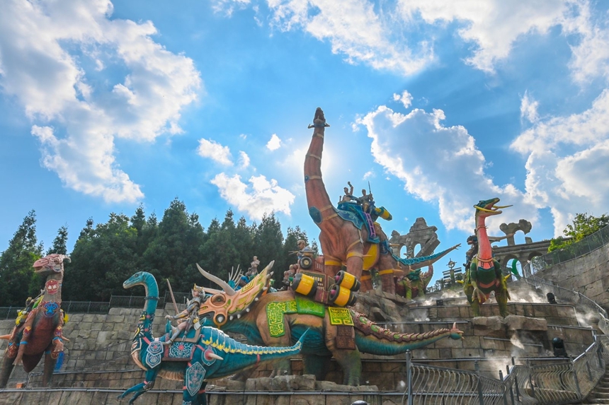 清鎮市侏羅紀恐龍小鎮。