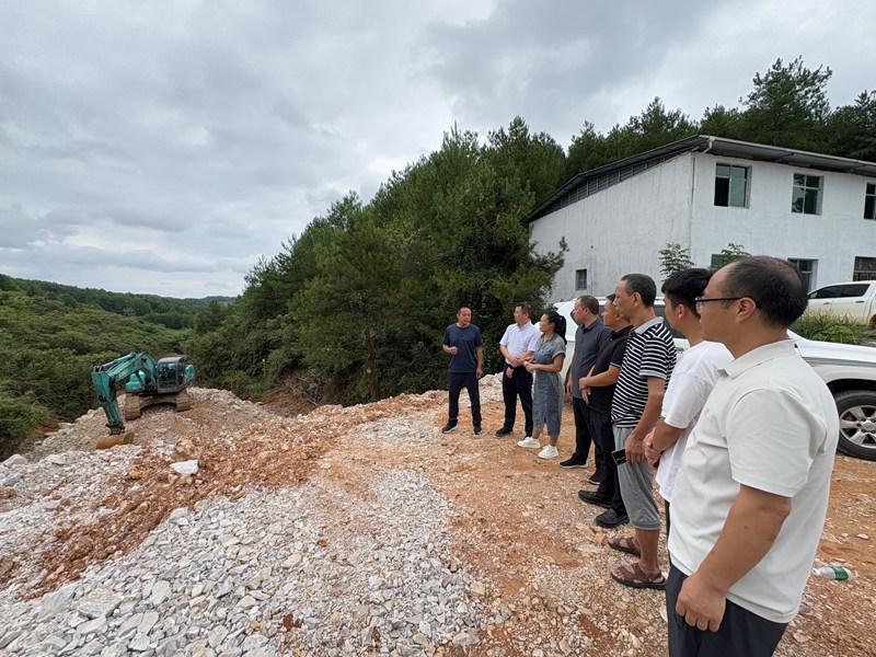 各相關部門到銅吉鐵路項目施工現場了解工作進度、協調征地相關工作。