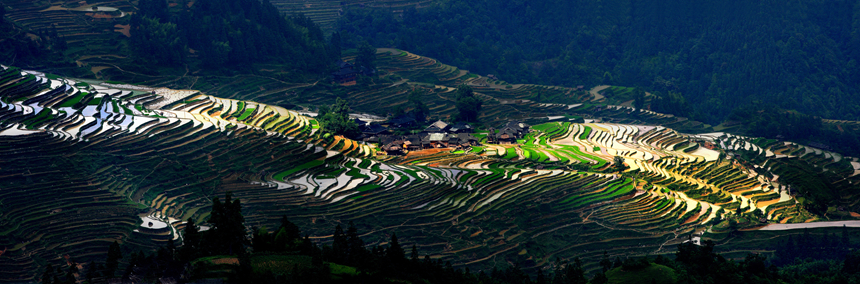 加榜梯田。張成武攝