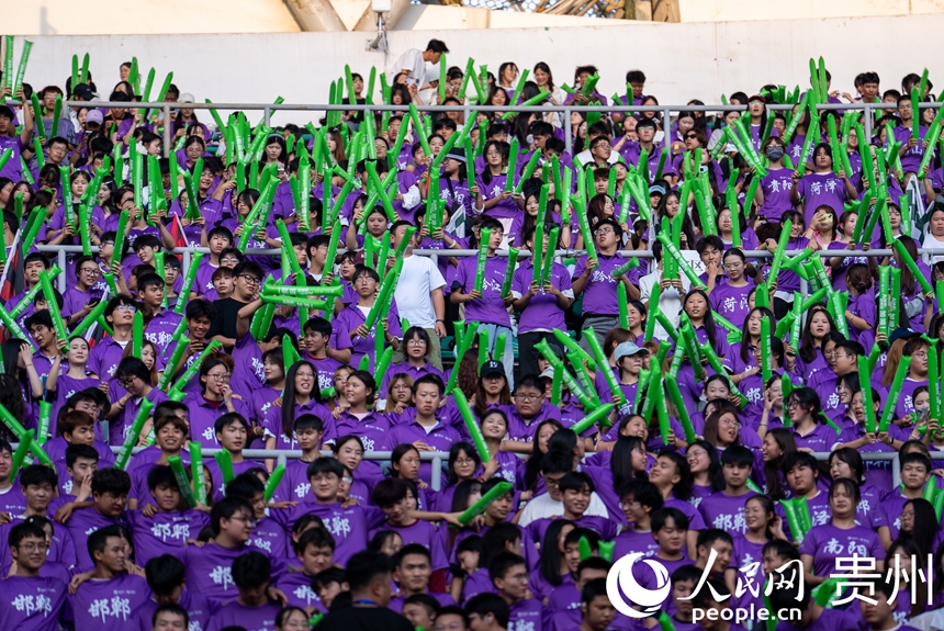 觀看比賽的球迷。人民網記者 涂敏攝