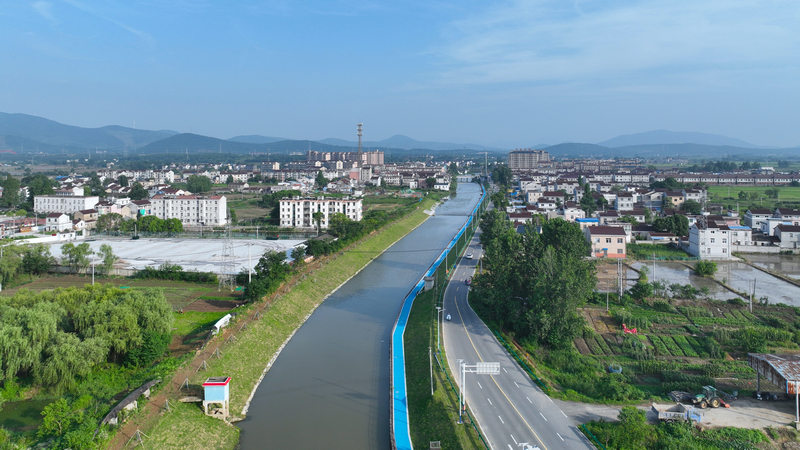 安徽含山清溪河。水電九局供圖