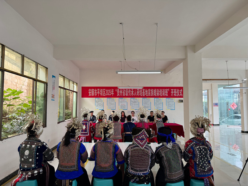 平壩區2025年苗族蠟染培訓班開班。