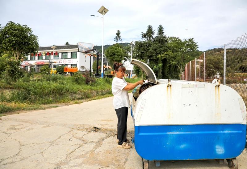 貴州黔西林泉鎮：“小箱”落地促變貌  東西協作添“顏”值 (1)