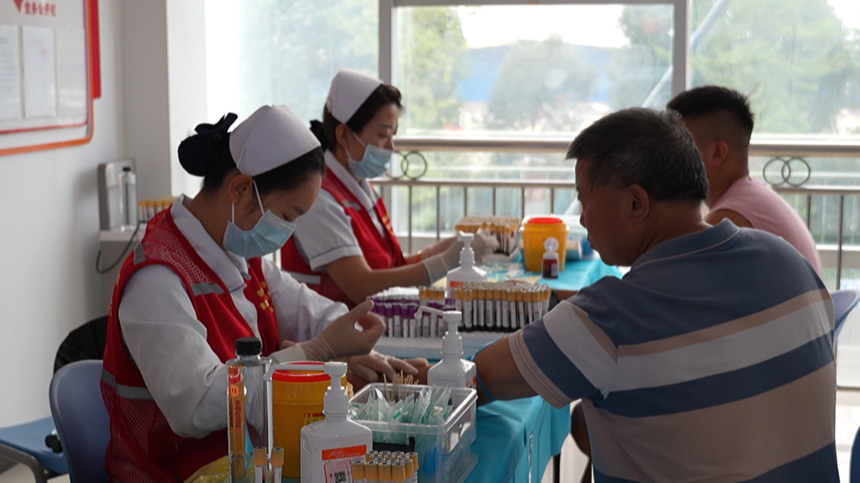 體檢現場。