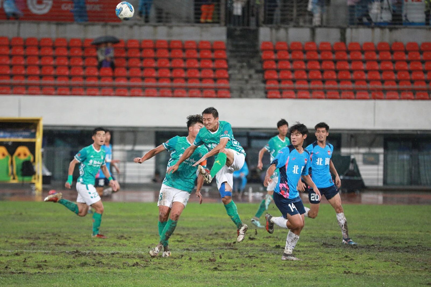 貴陽“城超”決賽現場。