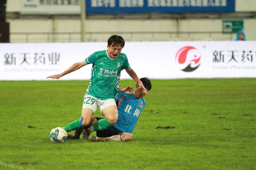 貴陽“城超”決賽現場。