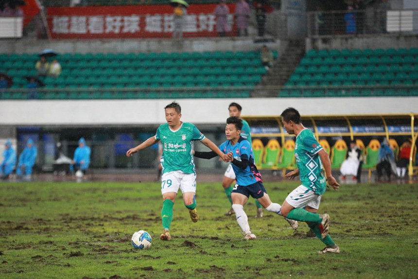 貴陽“城超”決賽現場。