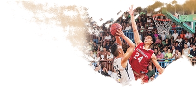 貴州臺江縣臺盤村，2025年“村BA”球王爭霸賽貴州賽區決賽現場。