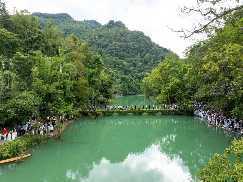 小七孔秀美風光。羅凱攝