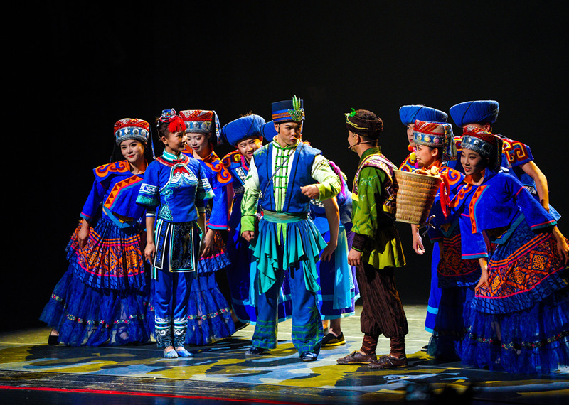 《追隨》劇照。遵義市演藝集團供圖.  