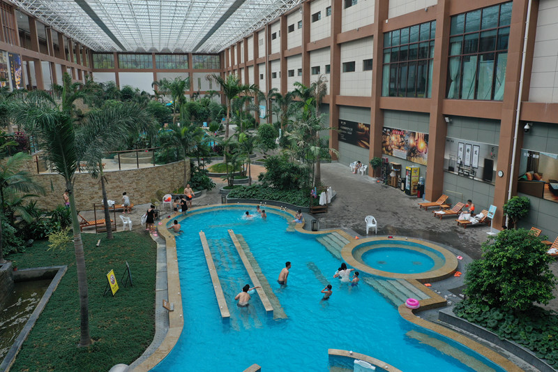 赫章縣九股水溫泉度假區。魯紹林攝