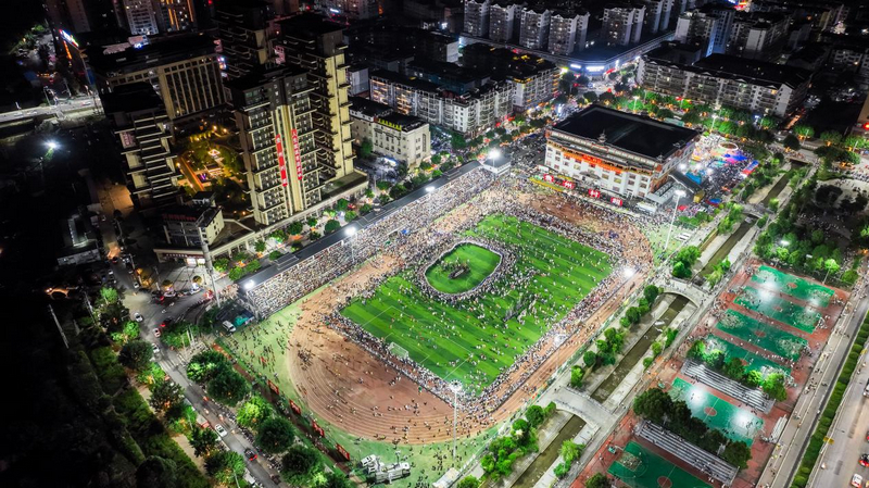 村超現場。貴州省體育局供圖