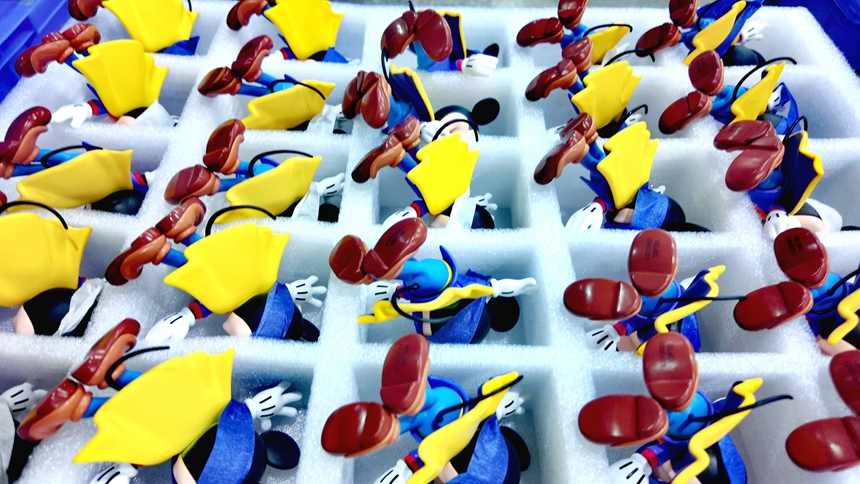 松桃孟溪強村富民工坊產品。朱子立攝