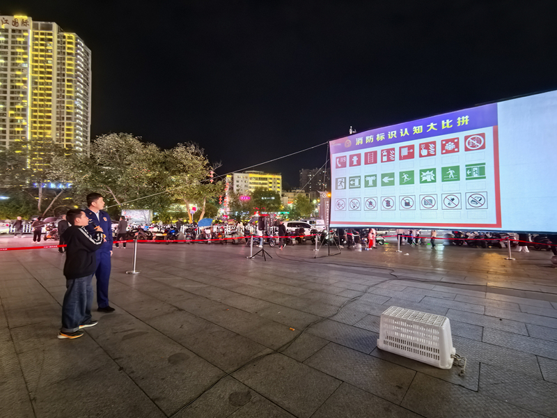 圖為消防標識認知挑戰。