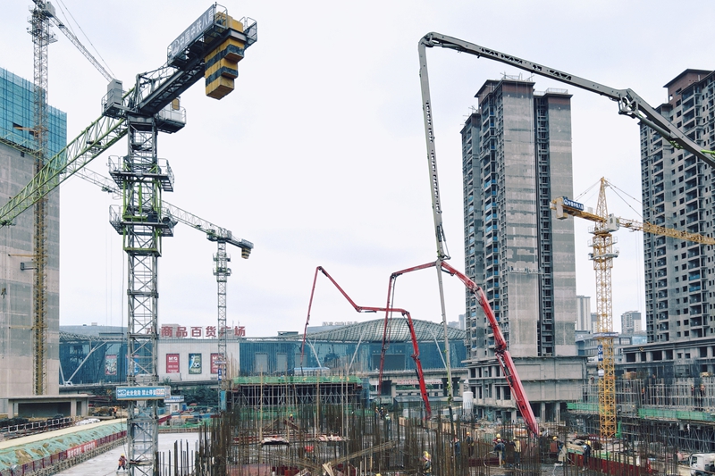 2 圖為施工現場