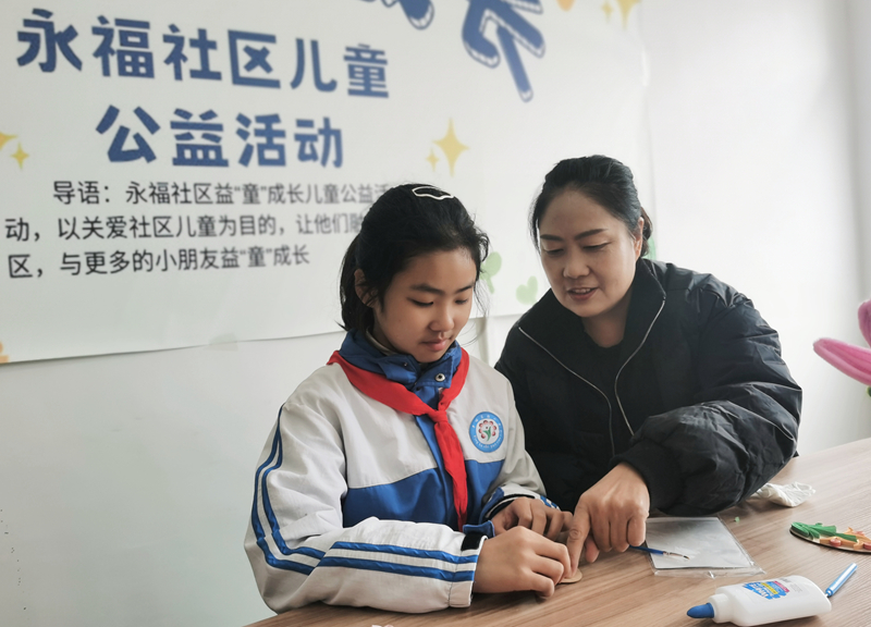 活動現場。