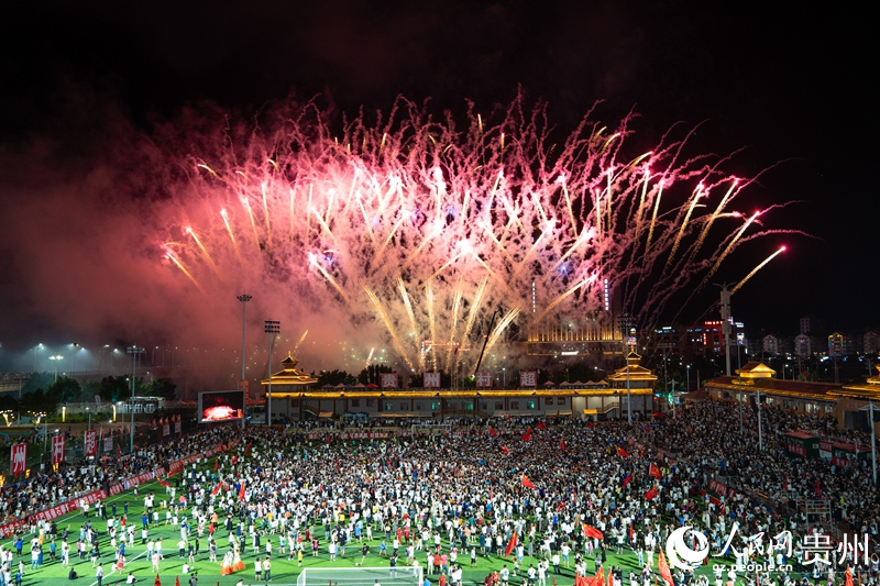 榕江“村超”。人民網 陽茜攝