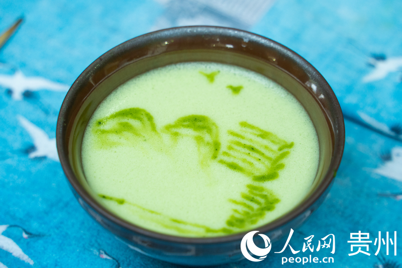 抹茶飲品。人民網陽茜攝